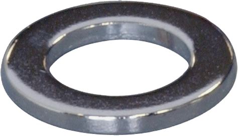 The Hillman Group 943876 Chrome Flat Washer M8 4 Pack