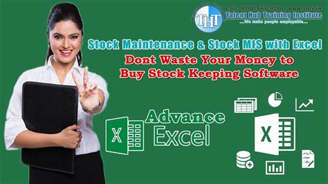 Stock Maintenance And Stock Mis With Excel How To Maintain Stock In