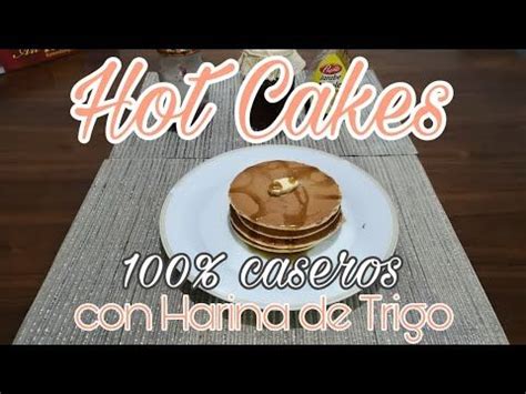 C Mo Hacer Hot Cakes Caseros Con Harina De Trigo Izantront Videos De Comida Postres Harina
