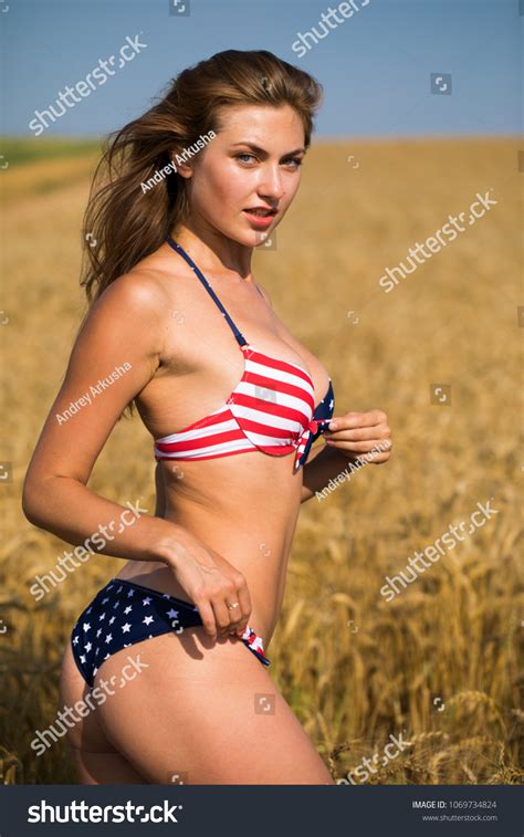 Back View Beautiful Blonde Woman Sexy Stock Photo Shutterstock