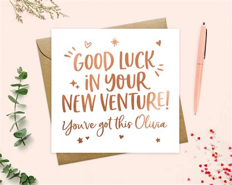 Good Luck in New Venture Card You Have Got This Best of - Etsy UK