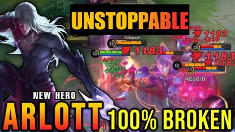 New Hero Mobile Legends Arlott Best Build And Emblem Build Top