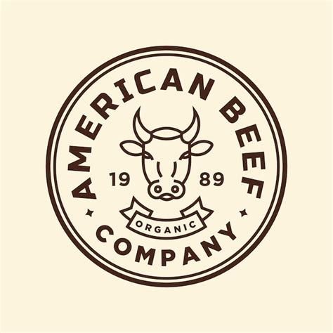 Premium Vector Beef Vector Logo Illustration