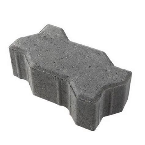 Cement Grey Zig Zag Paver Block For Pavement Thickness Mm At Rs