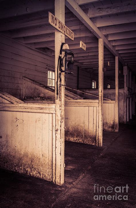 Inside an old horse barn Photograph by Edward Fielding - Fine Art America