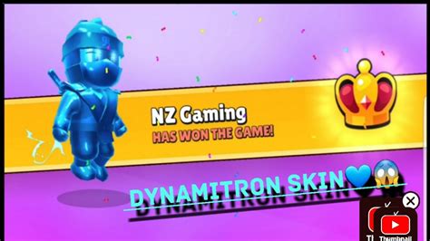 Playing With Dynamitron Skin Special Stumble Guys Nz Gaming Youtube