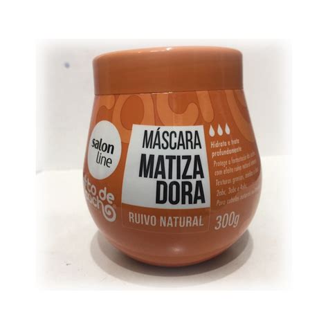 Matizador Ruivo Salon Line - MASCARA MATIZADORA SALON LINE TO DE CACHO RUIVO 300G - FarmaViver ...
