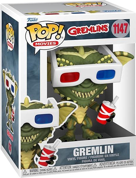 Amazon.com: Funko Pop! Movies: Gremlins - Gremlin with 3D Glasses ...