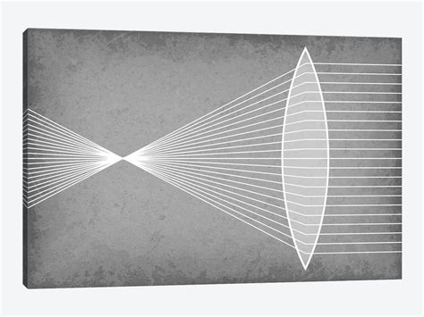 Refraction Through a Convex Lens Canvas - Canvas Print | GetYourNerdOn