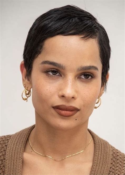 Zoë Kravitz Short Hair Cuts Short Hair Haircuts Short Sassy Hair