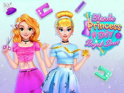 Blonde Princess DIY Royal Dress DressupMix