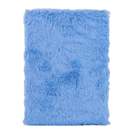 Carnet De Note Stitch Fourrure De Couleur Bleue Tout Doux