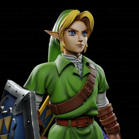 Ocarina Of Time Adult Link Commisioned Domini Sancti Dalmacio En 2024 Modelos Oot Link