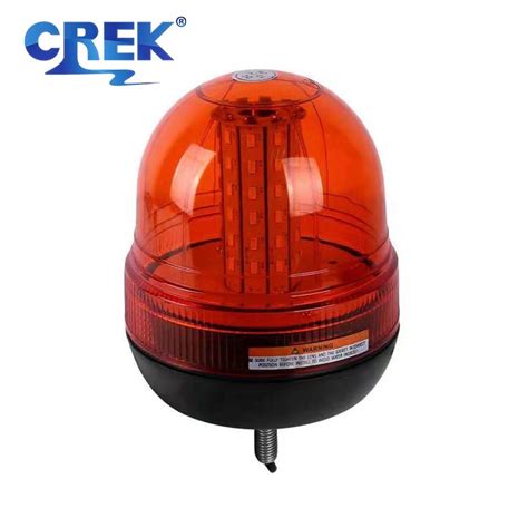 12v 24v Flexible Mount Amber Led Rotating Tractor Flashing Emergency