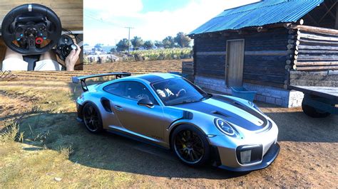 Porsche 911 Gt2 Rs 2018 Forza Horizon 5 Logitech G29 Gameplay Youtube