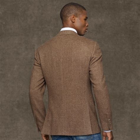 Polo Ralph Lauren Herringbone Sport Coat In Brown For Men Lyst