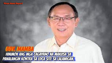 Gov Mamba Hinimok Ang Mga Cagayano Na Makiisa Sa Panalangin Kontra Sa