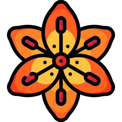 Tiger Lily Special Lineal Color Icon