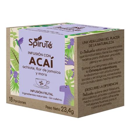 NATURELA ACAI FRUIT INFUSION * 18 UNITS – Frutos & Semillas