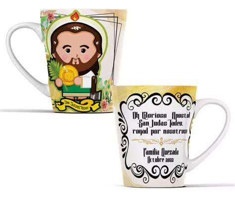 Tazas San Judas Tadeo Personalizadas Recuerdo Regalo C Nicas Meses