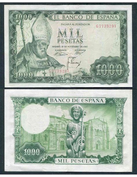 España 1965 Billetes Estado Español Nº 00520 EBC XF 1000