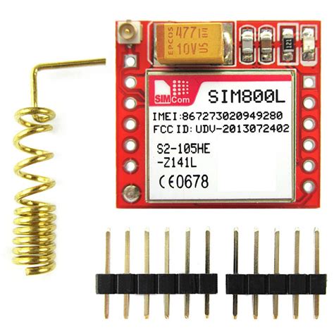 MODULO CELULAR ARDUINO COMPATIBLE SIM800L GSM GPRS 4 BANDAS LGA ANTENA