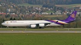 Thai Airways Fleet Of A Stored Airfleets Aviation