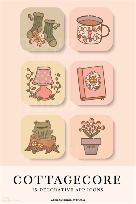 Want A Cute Cottagecore Home Screen For Your IPhone Check Out App Icon