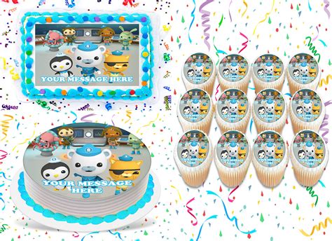 Buy Octonauts Cake Topper Edible Image Personalized Cupcakes Frosting