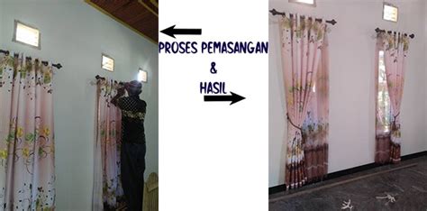 Proses Dan Hasil Pemasangan Gorden Semut Gorden26