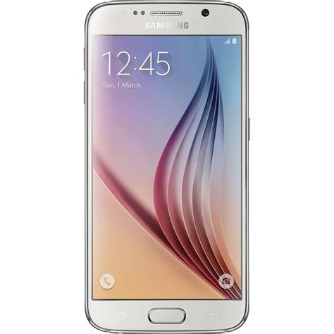 Samsung Galaxy S6 Sm G920f 32gb Smartphone G920f 32gb Wht Bandh