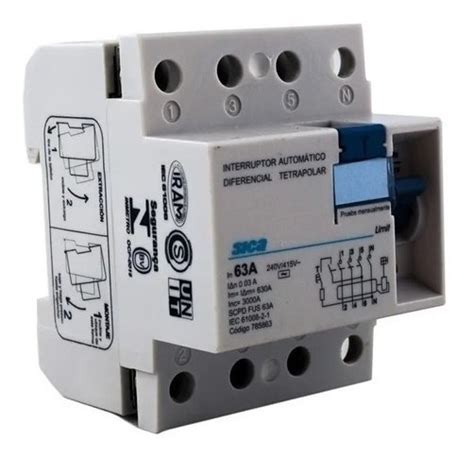 Disyuntor Diferencial Sica X Tetrapolar Ma Gade Electricidad