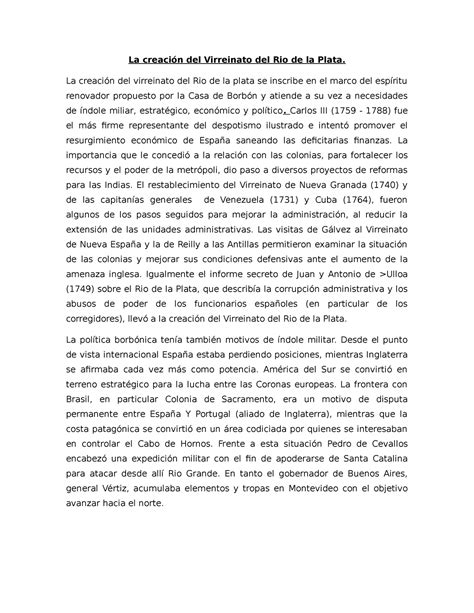 Virreinato Del Rio De La Plata Mapa 3