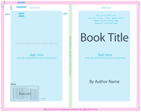 Book Spine Design Template