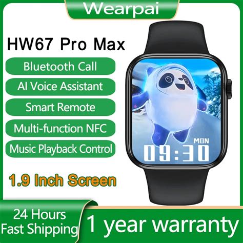 Wearpai Smartwatch Hw67 Pro Max Smart Watch Men Women Bluetooth Call Pk