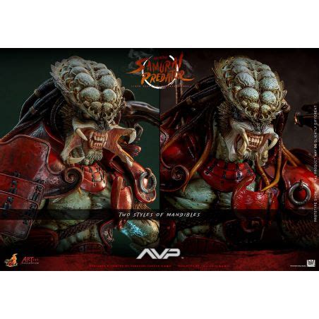 Akaoni Samurai Predator Hot Toys Ac Figurine Alien Vs Predator