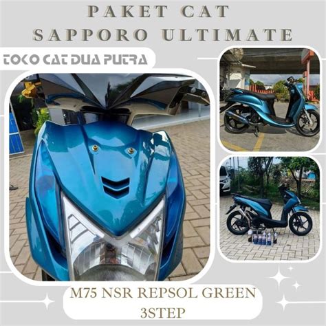 Paket Cat Sapporo Ultimate M Nsr Repsol Green Step Lazada Indonesia