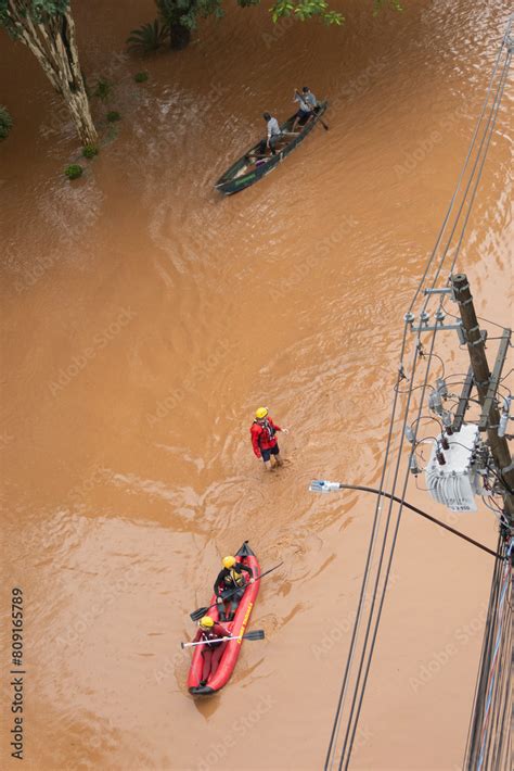 Flood In Southern Brazil Leaves The City Of Igrejinha Flooded And