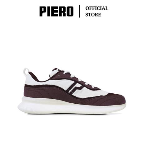 Jual Piero Sepatu Sneakers Pria Piero Arcwave Cvs White Brown Off White