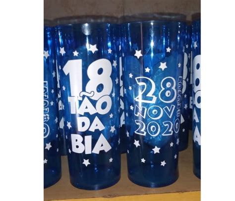 Copos Long Drink Personalizado 18 Anos Elo7 Produtos Especiais