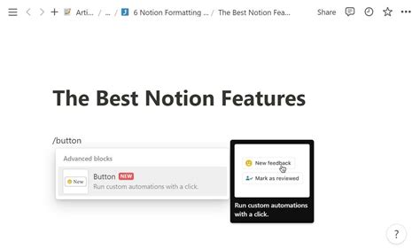 Notion Formatting Tricks For Effortless Note Taking