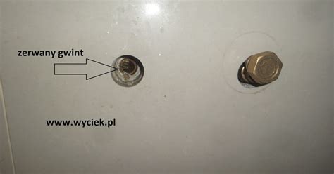 Zlokalizowane Wycieki Wody Zerwany Gwint W Mosi Znej Przed U Ce Czyli