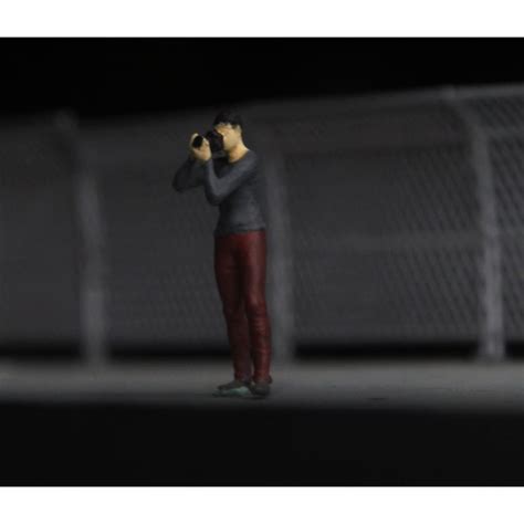 Figure 1 64 Photographer Type 1 Diorama Mockup Miniature Photographer Photokeeper Hot Wheels