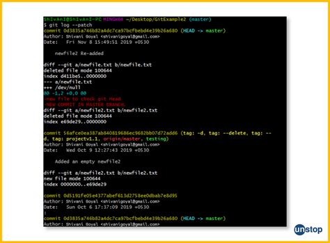 Git Log A Comprehensive Guide Including All Options Unstop