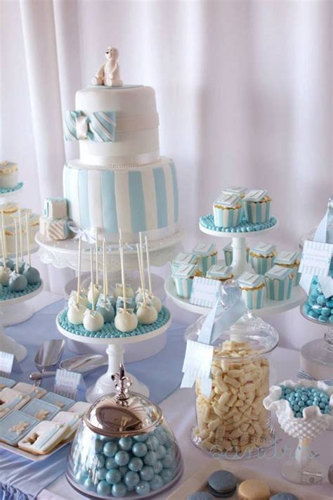 Baby Baptism Party Ideas In This Blue Christening Party Available