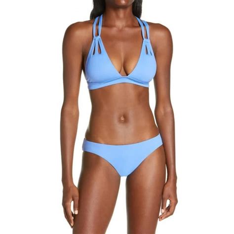 Bikini dos nu sans bretelles multicordes sexy Maillots de Bain 2 Pièces