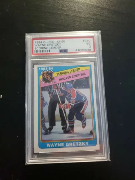 O Pee Chee Wayne Gretzky Psa Eur Picclick Fr