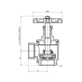 Fbhv Brass Fire Hose Valve Fivalco Leading Valves Manufacturer