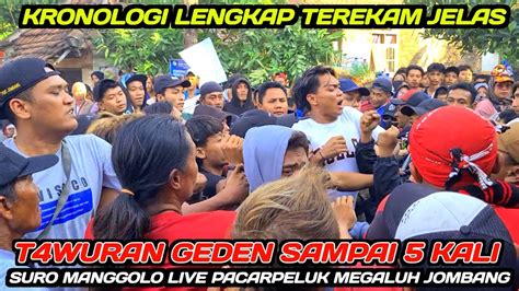 Viral T4wuran P4rah Bantengan Ijo Jaranan Suro Manggolo Terbaru Live