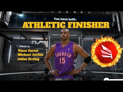 New Rare Athletic Finisher Build In Nba K Super Rare Overpowered